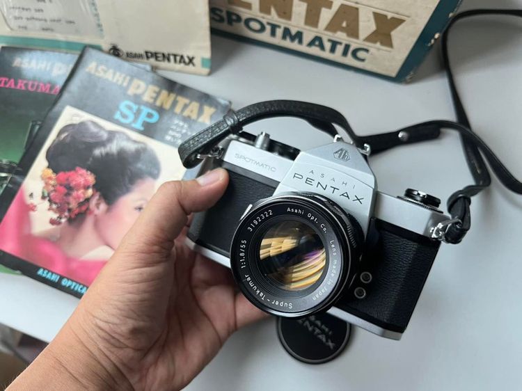 กล้องฟิล์ม PENTAX ASAHI Spotmatic พร้อมเลนส์ super Takumar 55mm f1.8 รูปที่ 3
