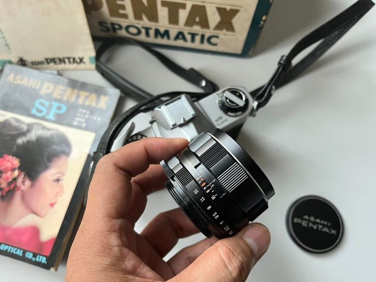 กล้องฟิล์ม PENTAX ASAHI Spotmatic พร้อมเลนส์ super Takumar 55mm f1.8 รูปที่ 10