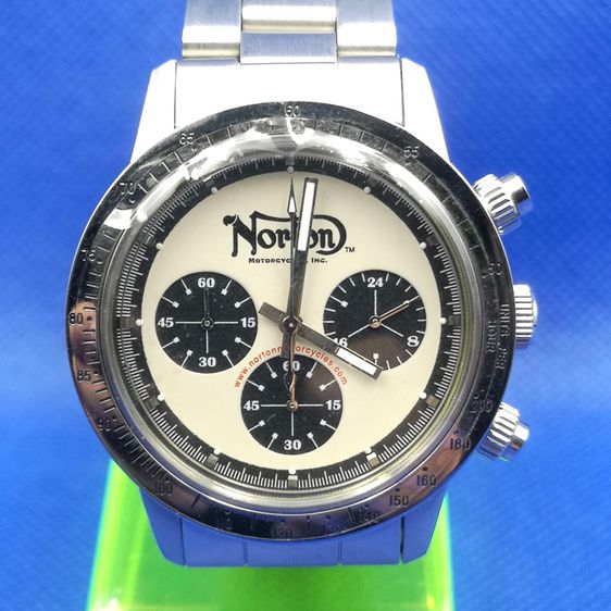 นาฬิกา Norton watch. มีระบบจับเวลา งานหายาก สำหรับคนชื่นชอบมอเตอร์ไชต์ รูปที่ 2