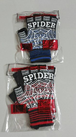 🕷 ถุงมือกันลื่นตัดนิ้ว 5 นิ้ว (SPIDER-สี) รูปที่ 4