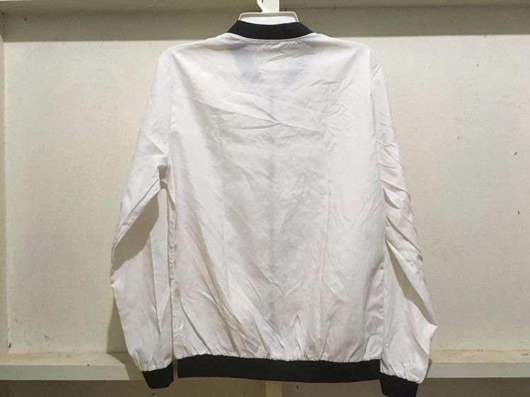 เสื้อแจ็คเก็ต ผ้าร่ม  สีขาว รูปที่ 2