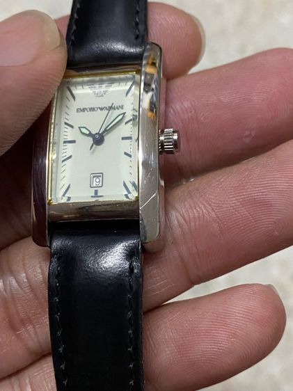 นาฬิกายี่ห้อ ARMANI  EMPORIO  ควอทซ์  ของแท้มือสอง สายเปลี่ยนมาใหม่ 950฿ รูปที่ 3
