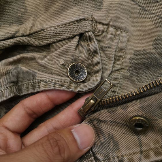 Military 4 Pocket Hooded Jacket รอบอก 47” รูปที่ 3