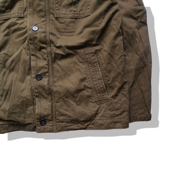 Old Navy Olive Green Military Jacket รอบอก 48” รูปที่ 3