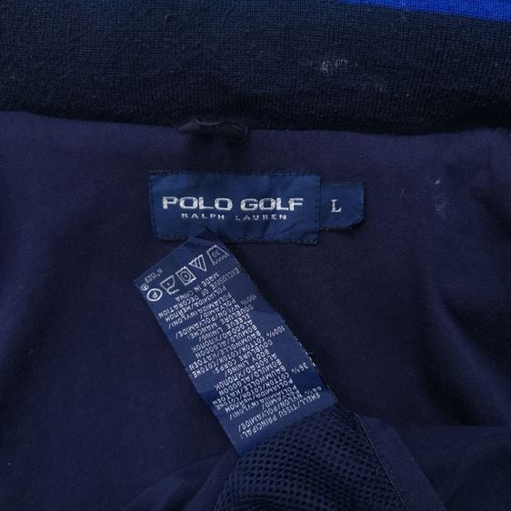 Polo Golf Ralph Lauren Navy Blue Hooded Jacket รอบอก 48” รูปที่ 10