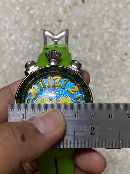 นาฬิกายี่ห้อ GAGA milano   โครโนกราฟ ของแท้มือสอง สภาพสวย ไม่มีกล่อง 6500฿ รูปที่ 9