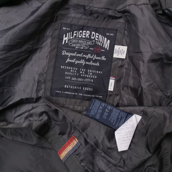 Tommy Hilfiger Grey Full Zipper Jacket รอบอก 47” รูปที่ 7