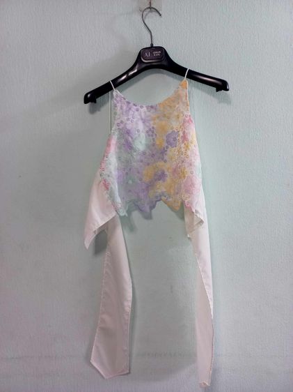 🌈เสื้อสายเดี่ยวผูกโบว์หลัง🌈 รูปที่ 4