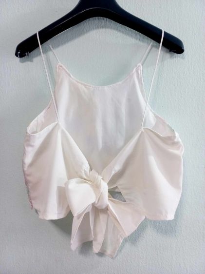 🌈เสื้อสายเดี่ยวผูกโบว์หลัง🌈 รูปที่ 7