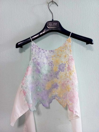 🌈เสื้อสายเดี่ยวผูกโบว์หลัง🌈 รูปที่ 3