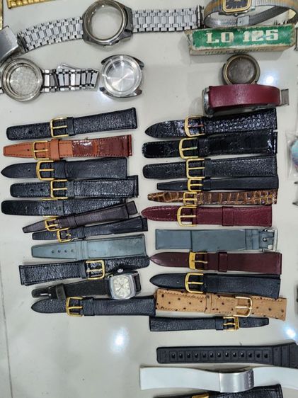 ราคาต่อ 1 เส้นครับ สายนาฬิกา สายหนัง สายยาง ของใหม่ เก่าเก็บ มีหลายขนาด เดิมๆ สายผ้ายุค90  รูปที่ 11