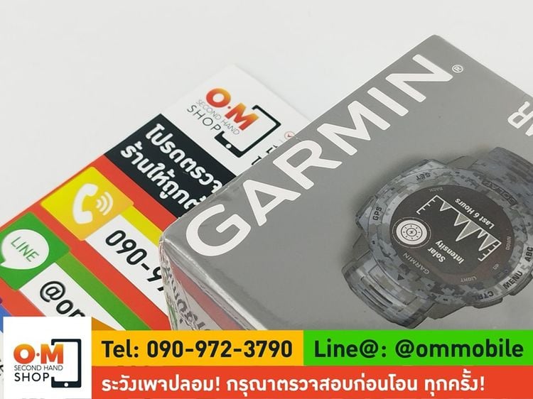 Garmin Instinct Solar (Camo) ศูนย์ไทย ใหม่มือ1 ยังไม่แกะ เพียง  8,990 บาท รูปที่ 3