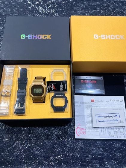 G-Shock Casio G shock DWE 5600HG 1 DR limited box set สีทอง ของใหม่