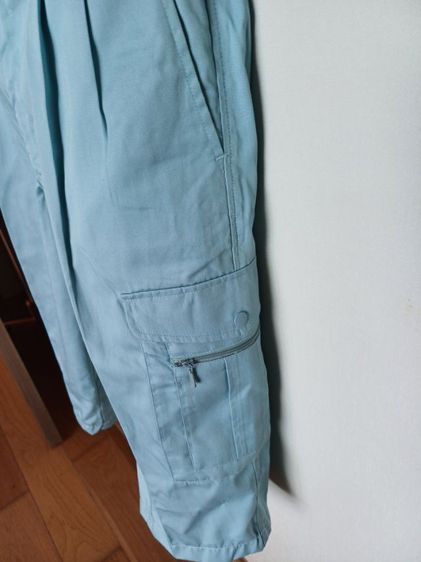 Viva Sowa Cargo Pants สีมิ้นท์ เอว:28-30" รูปที่ 3
