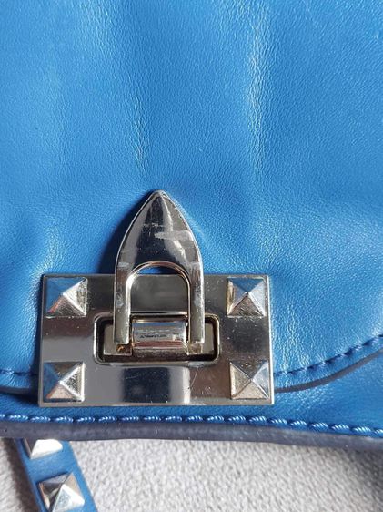 กระเป๋า Valentino Garavani แท้ รุ่น rock studd สีน้ำเงิน  รูปที่ 8