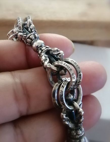 sold ‼️🖤ZOCALO​🖤 950​ stering silver Dragon bracelet - April vintage  รูปที่ 4