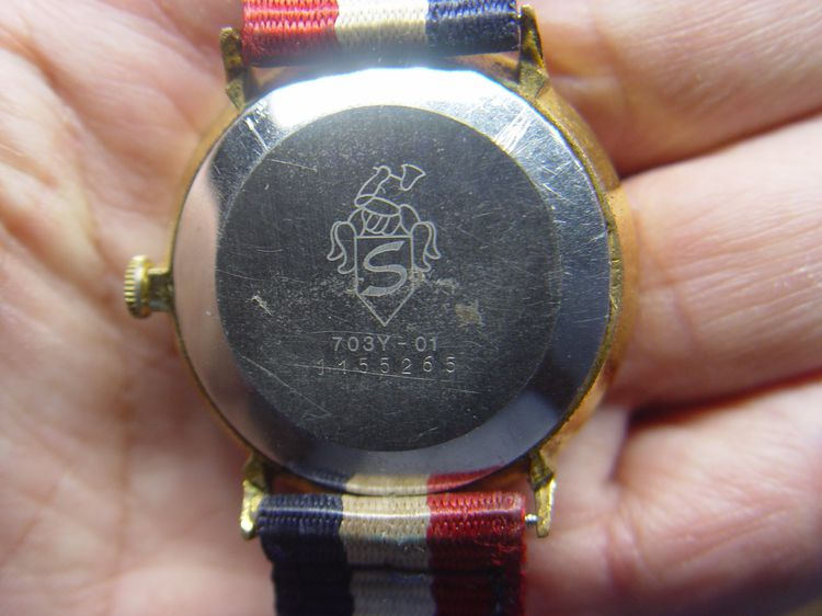 นาฬิกา SANDOZ เรือนทอง ระบบไขลาน ใช้งานได้ปกติ รูปที่ 2