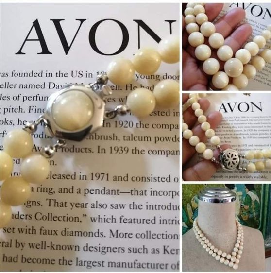 Vintage Avon​ USA  ivory tone
สร้อยคอแบรนด์, - ​ April vintage​ รูปที่ 5