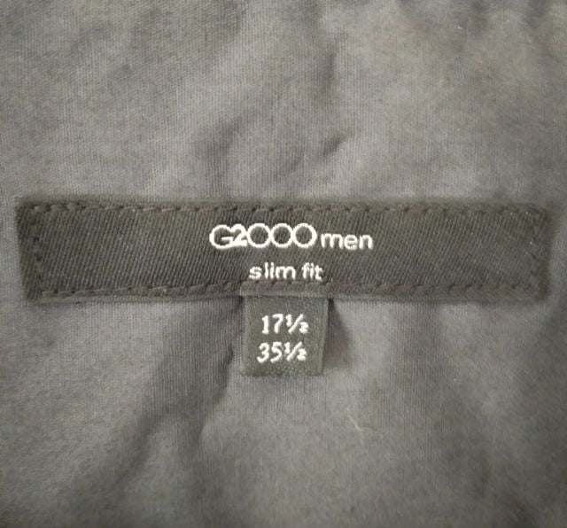 เสื้อเชิ้ต  G2000. เสื้อ ( BRAND NAME ). สีดำ  สภาพใหม่  ไม่ผ่านการใช้งาน  ขาย 200 บ รูปที่ 3