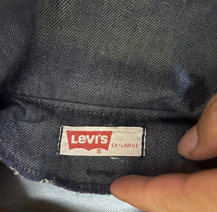 Levi's coat usa ผ้าหนังไก่  รูปที่ 3