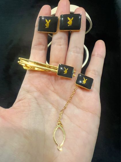 เซ็ท คัฟลิงค์และคลิปหนีบ และติด เนคไท กระต่ายน้อย รูปที่ 3