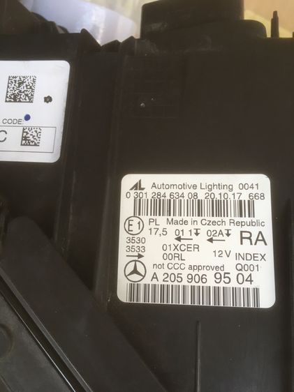 ไฟหน้าBenz C class แท้มือสองญี่ปุ่น รูปที่ 3