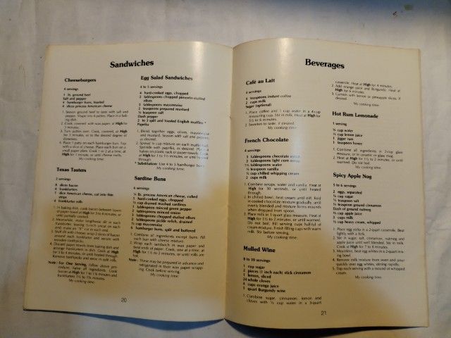 MICROWAVE COOKBOOKแถม​สูตร​อาหาร​ฯ รูปที่ 12