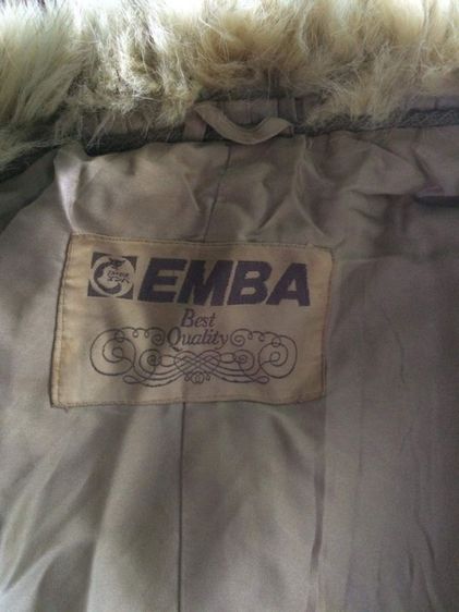 เสื้อโค้ทตัวยาวขนแท้ แบรนด์ EMBA บูลฟ้อกซ์  รูปที่ 10