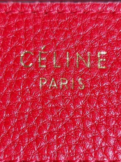 กระเป๋า Celine สีแดง  รูปที่ 4
