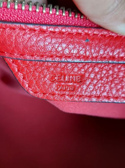 กระเป๋า Celine สีแดง  รูปที่ 8
