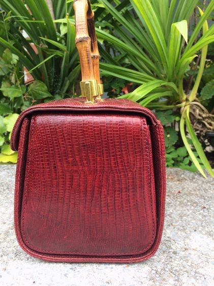 กระเป๋าถือทรงกล่อง Shinjukuya หนังตะกวดแบรนด์ดังญี่ปุ่น  รูปที่ 13