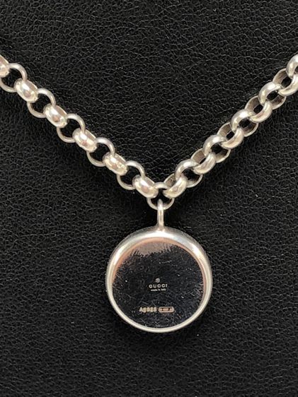 Gucci silver necklace (65433) รูปที่ 4