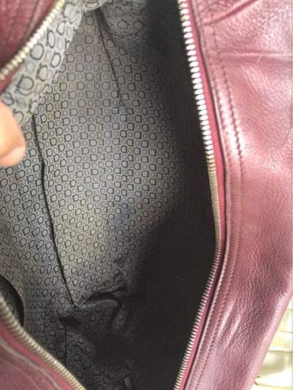 กระเป๋าถือ salvatore ferragamo ของแท้ สีม่วงเปลือกมังคุด  รูปที่ 4