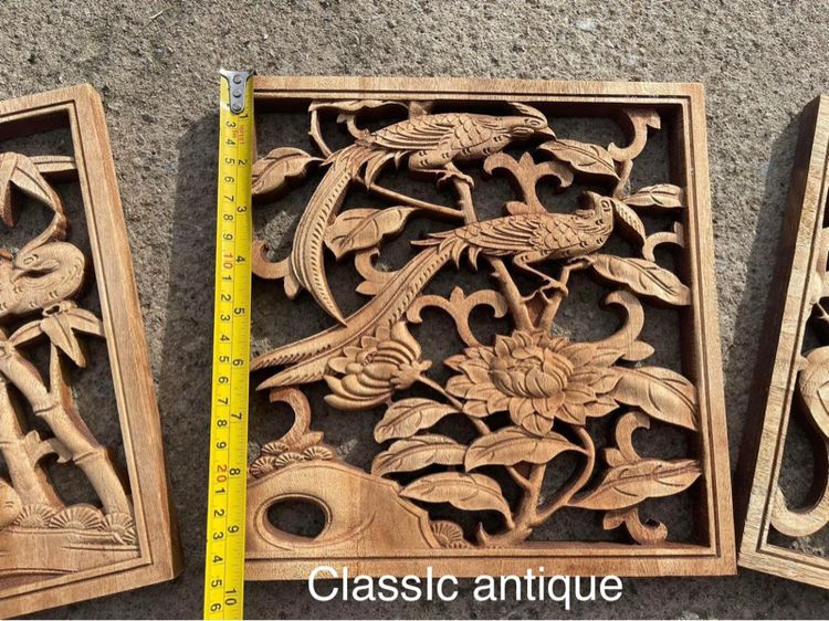 ช่องลมแผ่นไม้หอม แกะสลัก รูปที่ 4