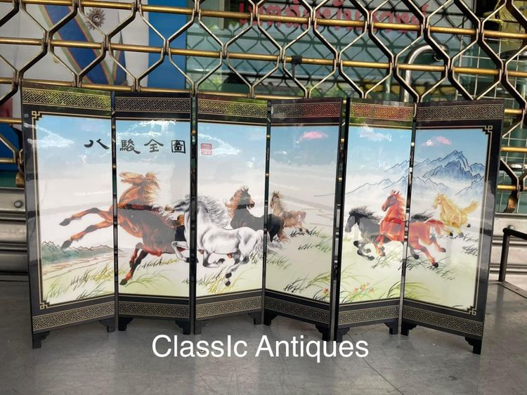 ฉากพับลายม้ามงคล รูปที่ 2