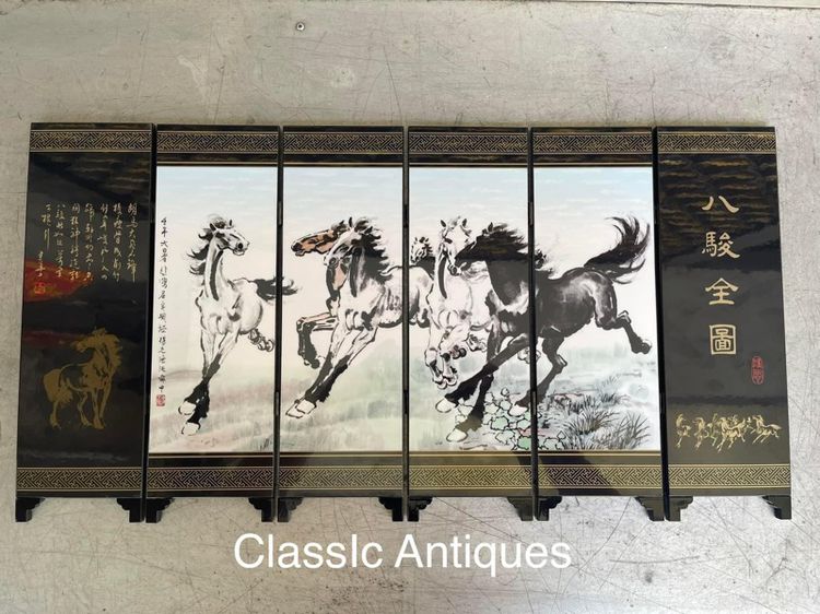 ฉากพับลายม้ามงคล รูปที่ 4