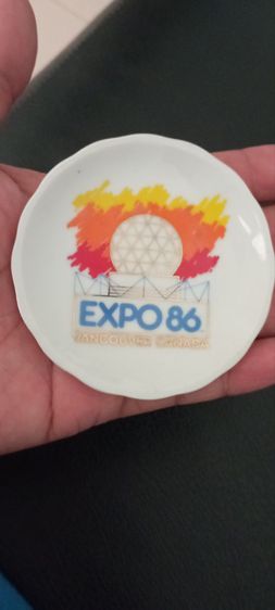จานที่ระลึกงาน World EXPO 1986 VANCOUVER  CANADA ของแท้ รูปที่ 4