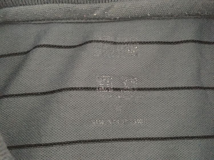 เสื้อโปโล DRY-EX ANTI-BACTERIAL แบรนด์ UNIQLO สีเทาลายดำ รูปที่ 6