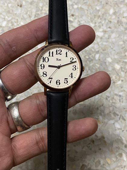 นาฬิกายี่ห้อ RiKi  by Orient  ควอทซ์ ของแท้มือสอง งานเรียบๆ สายเปลี่ยนใหม่  800฿  รูปที่ 3