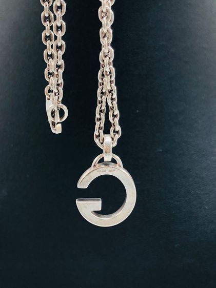 Gucci silver necklace (66838) รูปที่ 9