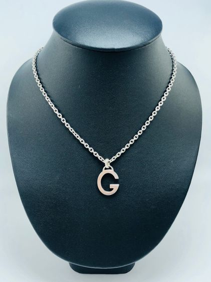 Gucci silver necklace (66838) รูปที่ 2