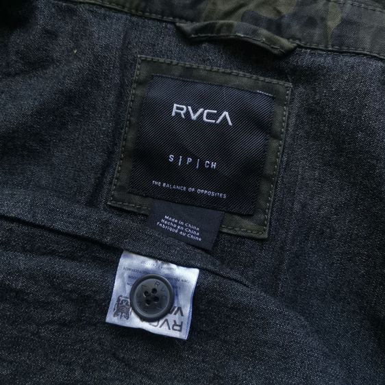 RVCA Camo Zipper Jacket รอบอก 42” รูปที่ 7