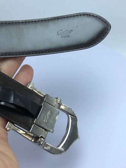 Cartier leather belt (661477) รูปที่ 4