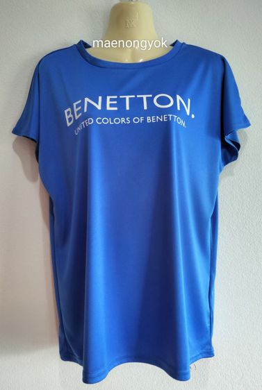 เสื้อสกรีน BENETTON.united color of Benetton (LL)สีน้ำเงินเข้ม
เนื้อผ้าทิ้งตัวสามารถยืดได้ รูปที่ 3