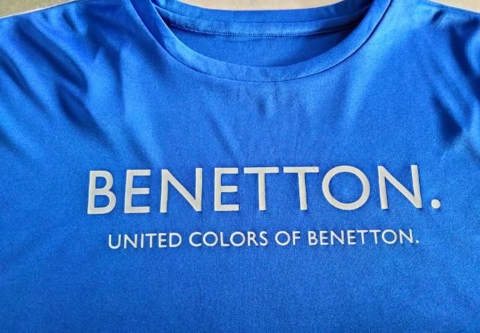 เสื้อสกรีน BENETTON.united color of Benetton (LL)สีน้ำเงินเข้ม
เนื้อผ้าทิ้งตัวสามารถยืดได้ รูปที่ 4