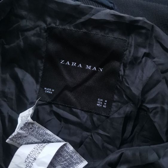 Zara Man Navy Blues Zipper Jacket รอบอก 43” รูปที่ 7