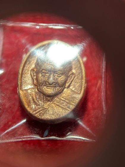 เหรียญเม็ดยา(กระดุม) เนื้อทองแดง หลวงปู่หงษ์ ปี2543 รุ่นแรก รูปที่ 3