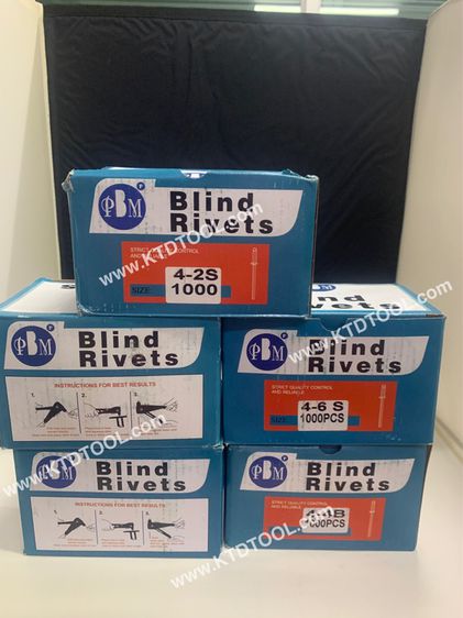 ตะปูรีเวท 4-2 สีเงิน รูปที่ 3