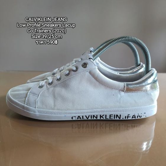 CALVIKLEIN JEANS 
Low Profile Sneakers Lacup 
Co Trainers (2020)
Size 39ยาว25 cm
ราคา 590฿ รูปที่ 1