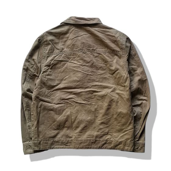 Old Navy Khaki Brown Zipper Jacket รอบอก 45” รูปที่ 8